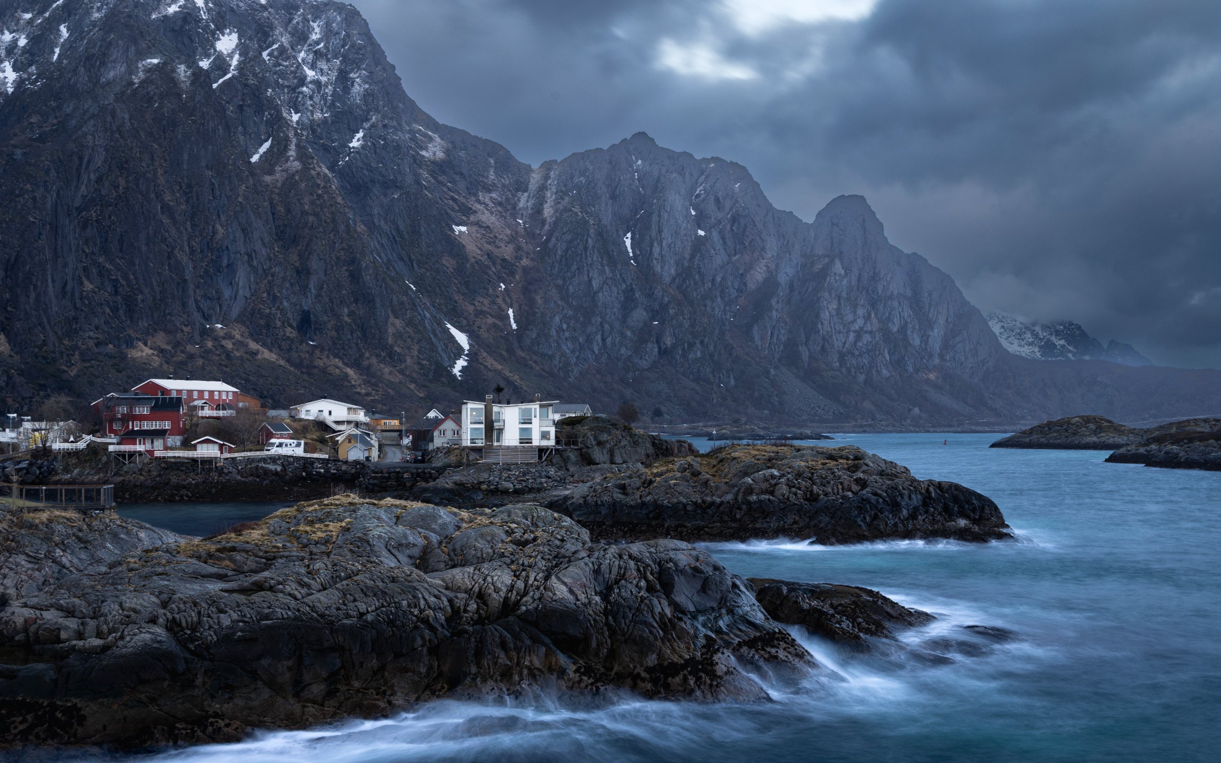 Reine, Lofoten at blue hour