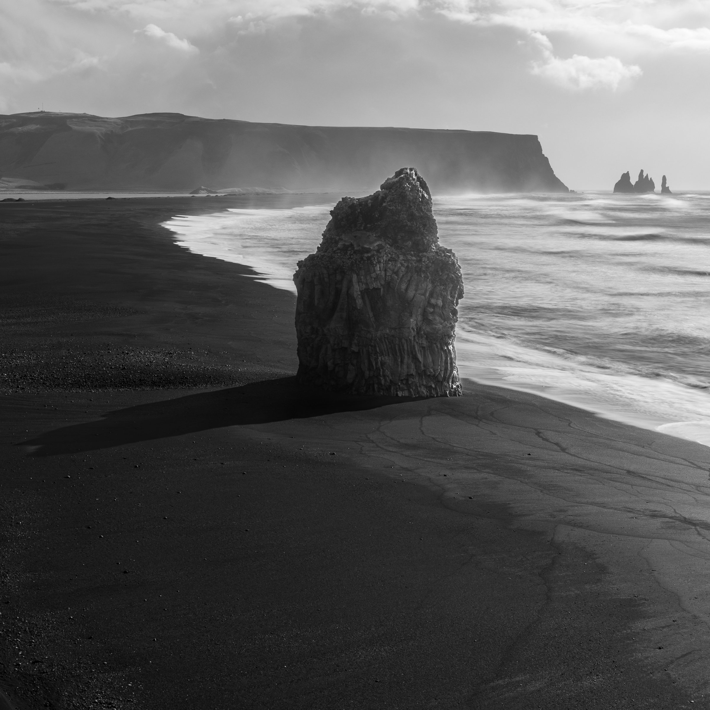 Black-sand sentinel