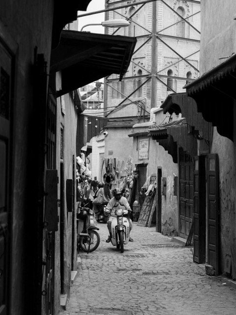 Mopeds in the medina